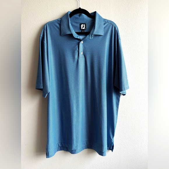 FootJoy Shirts Mens Xxl Footjoy Fj Performance Polo Golf Shirt Blue